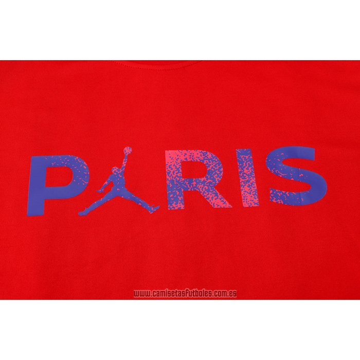 Chandal del Paris Saint-Germain Jordan Manga Corta 2021-2022 Rojo
